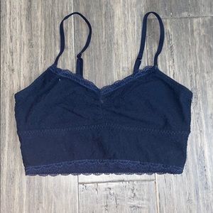 super cute navy blue bralette